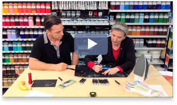 Watch Video Fabric Art Markers
