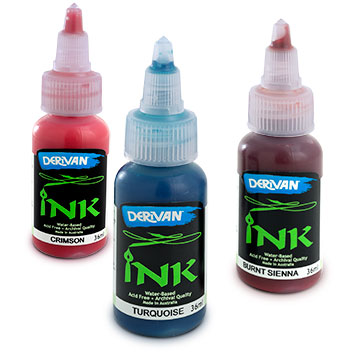 Derivan Inks Three New Colours Derivan ink 3