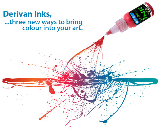 derivan Ink 36ml bottle ink pouring ink pour