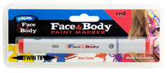Face&Body Marker Red marker red