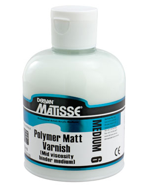 MM6 Polymer Matt Varnish 250ml Matisse Polymer Matt Varnish