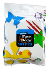 Derivan Face&Body Wipes face paint wipes