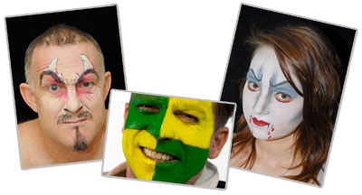 Painted faces samples faces