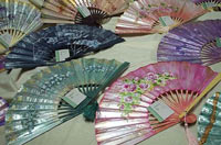 a fabric painting example on jeans