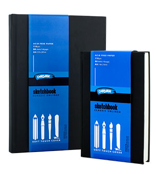 Derivan Sketchbooks in A5 and A4 size Derivan Sketchbooks