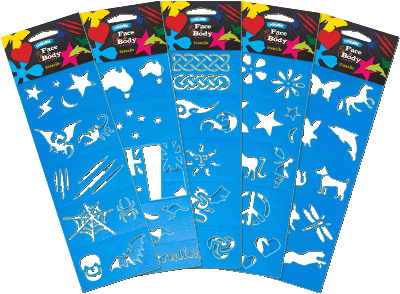 Face Paint Stencils