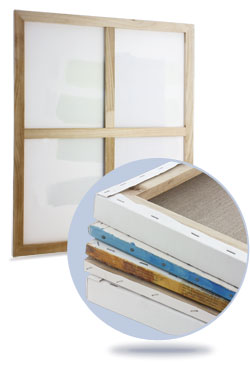 stretched canvas frame