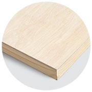 Wood Panel corner close up detail