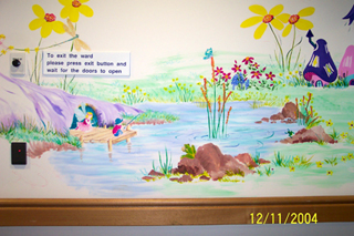 mural hospital wall
