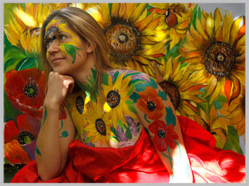 Ceiling Mural view 3 yassart body paint